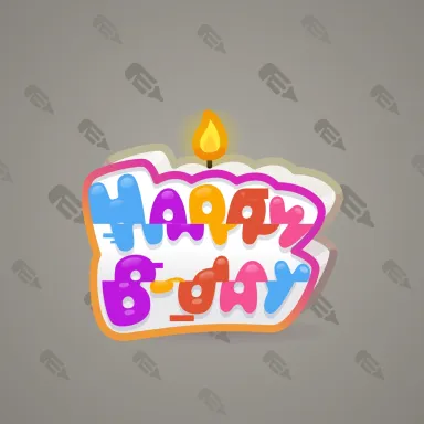 B-Day Candle