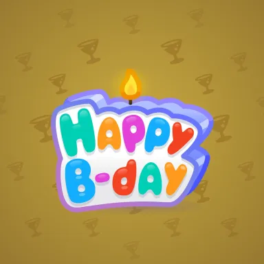 B-Day Candle