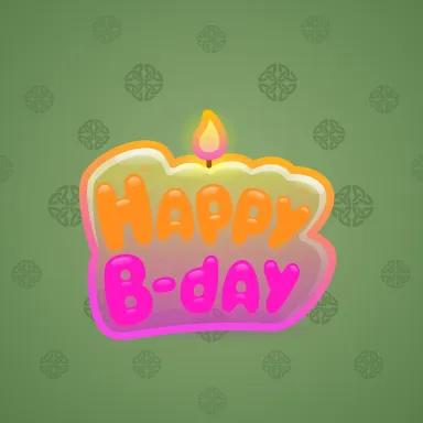B-Day Candle #101606