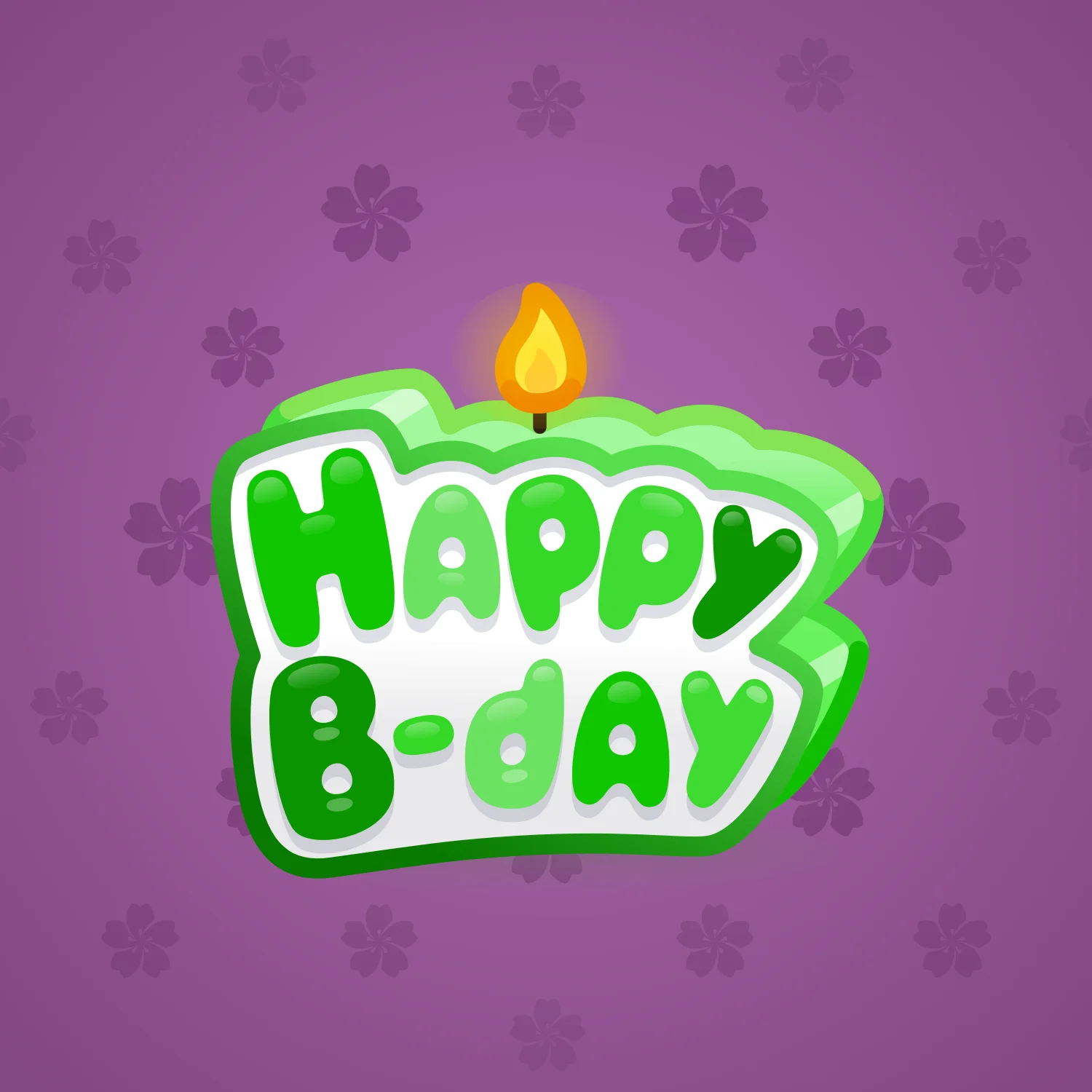 B-Day Candle #101999