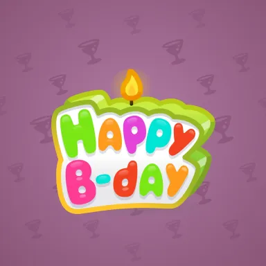 B-Day Candle #10546