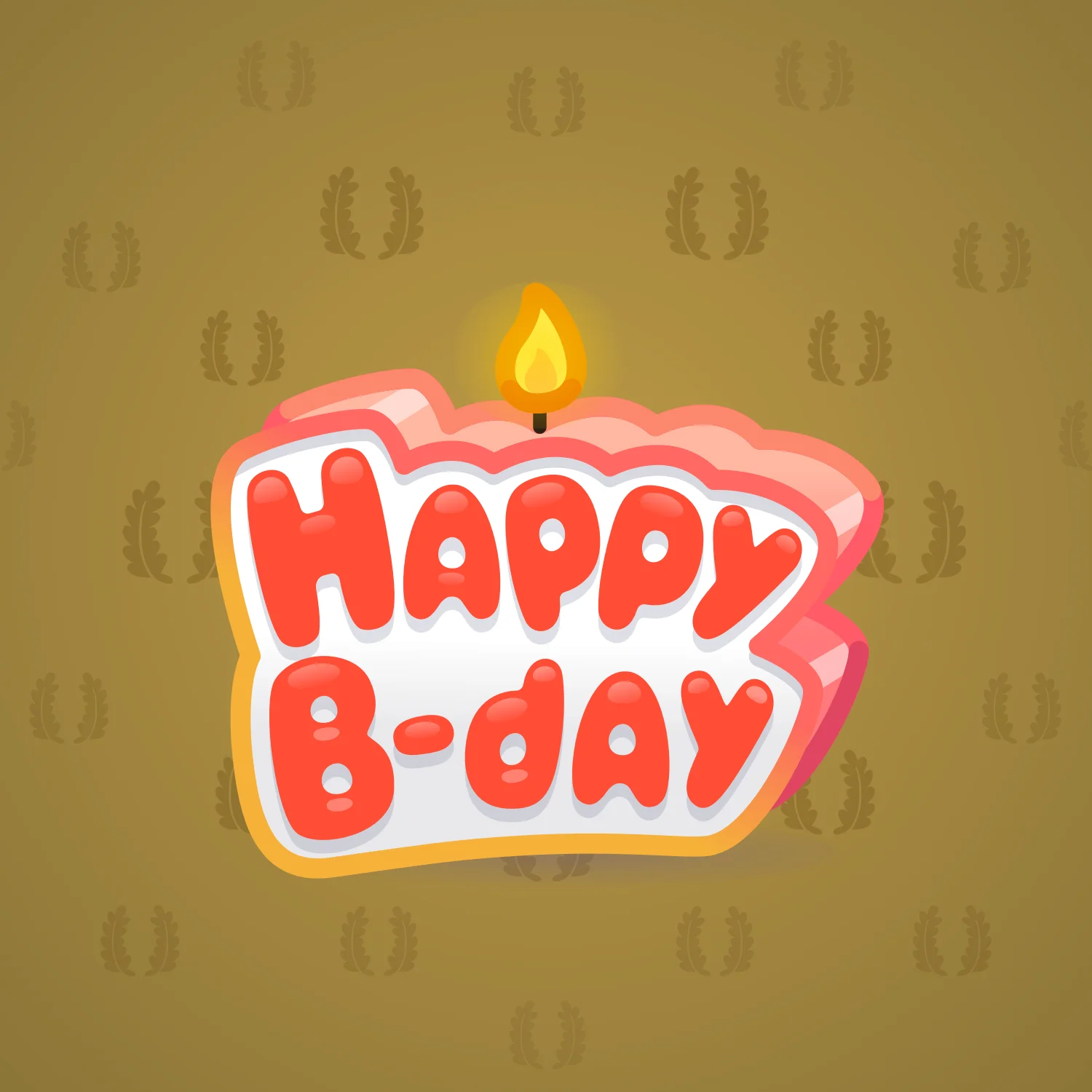 B-Day Candle