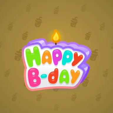 B-Day Candle