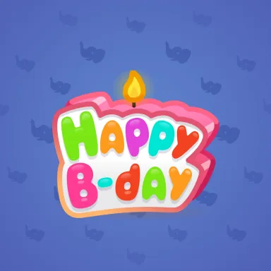 B-Day Candle #106709