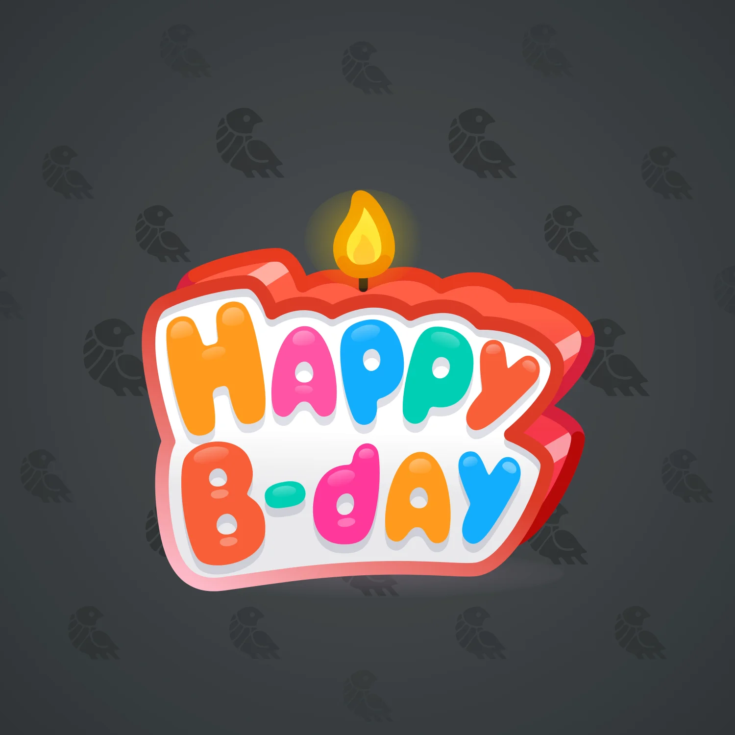B-Day Candle #106826