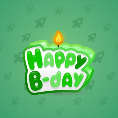 B-Day Candle #108350