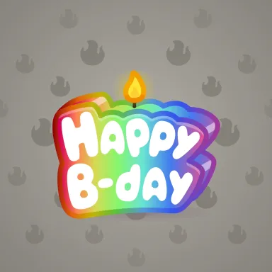 B-Day Candle