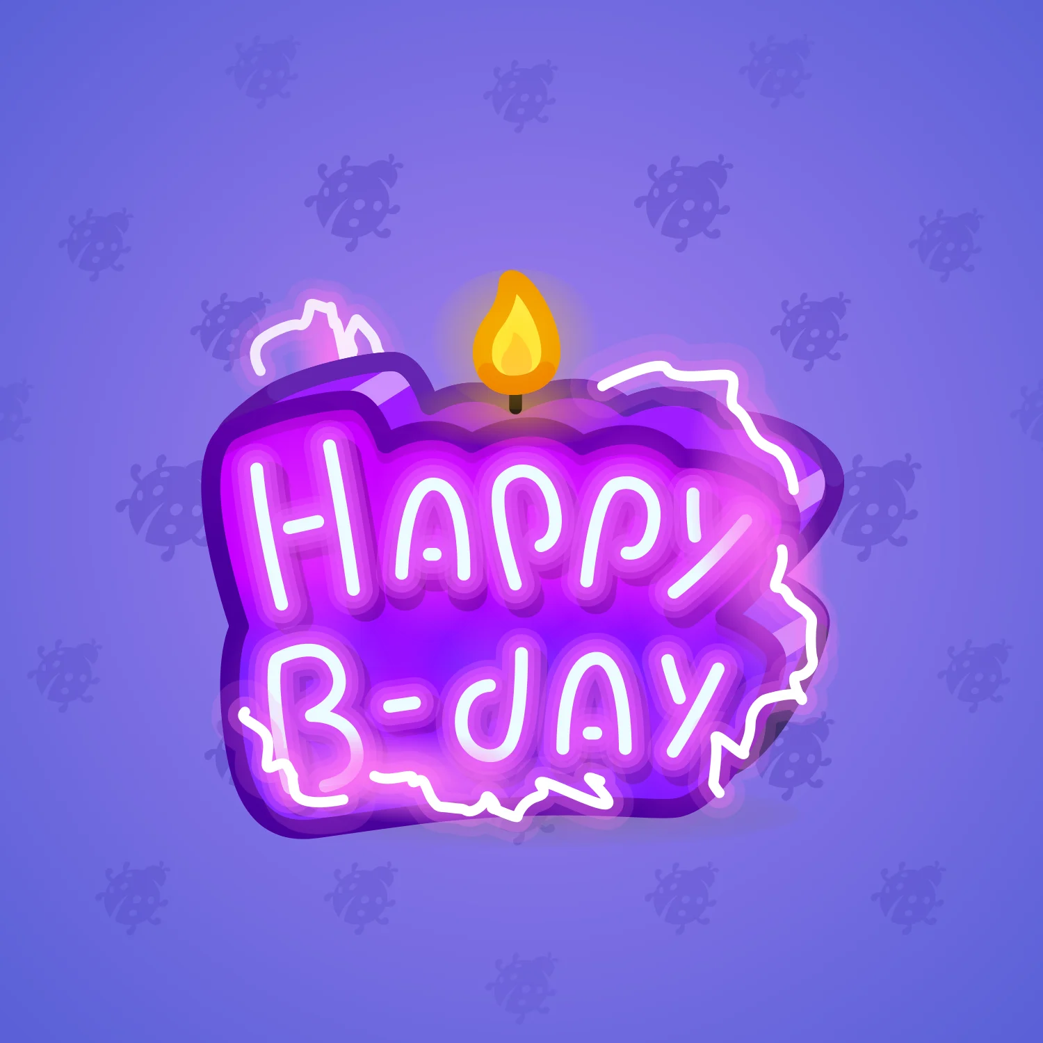 B-Day Candle