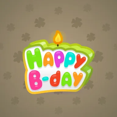 B-Day Candle #108773