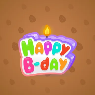 B-Day Candle #110855