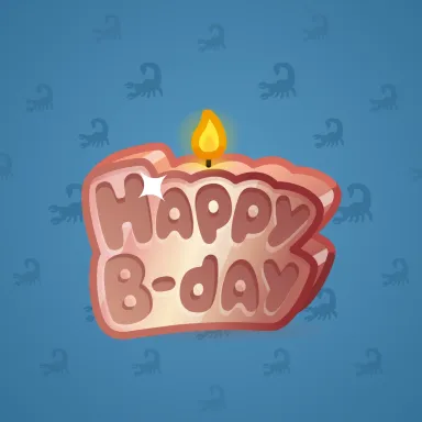 B-Day Candle