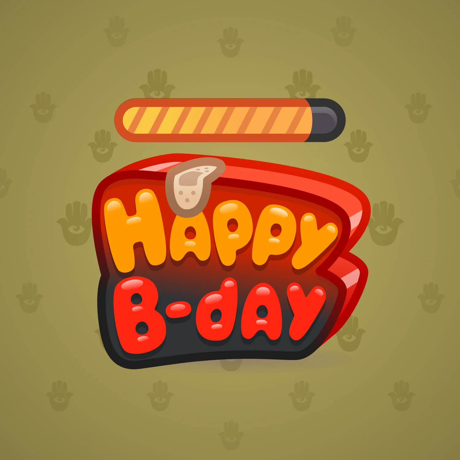 B-Day Candle