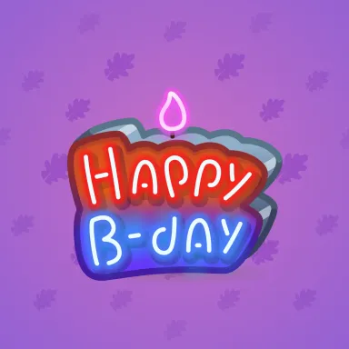 B-Day Candle #111919