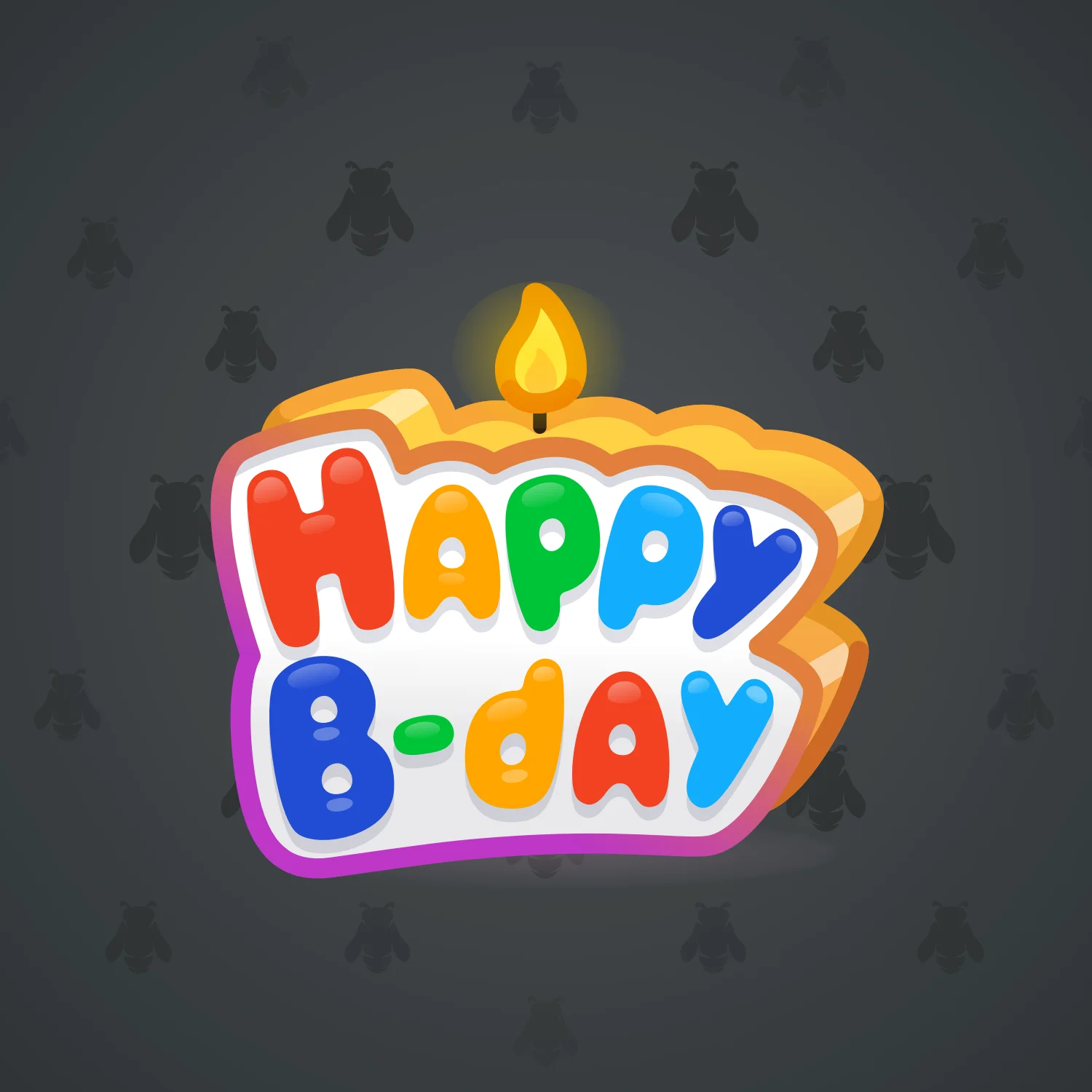 B-Day Candle