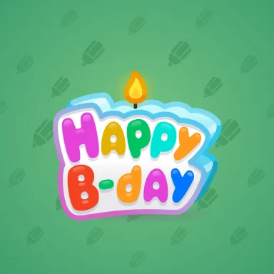B-Day Candle #116833