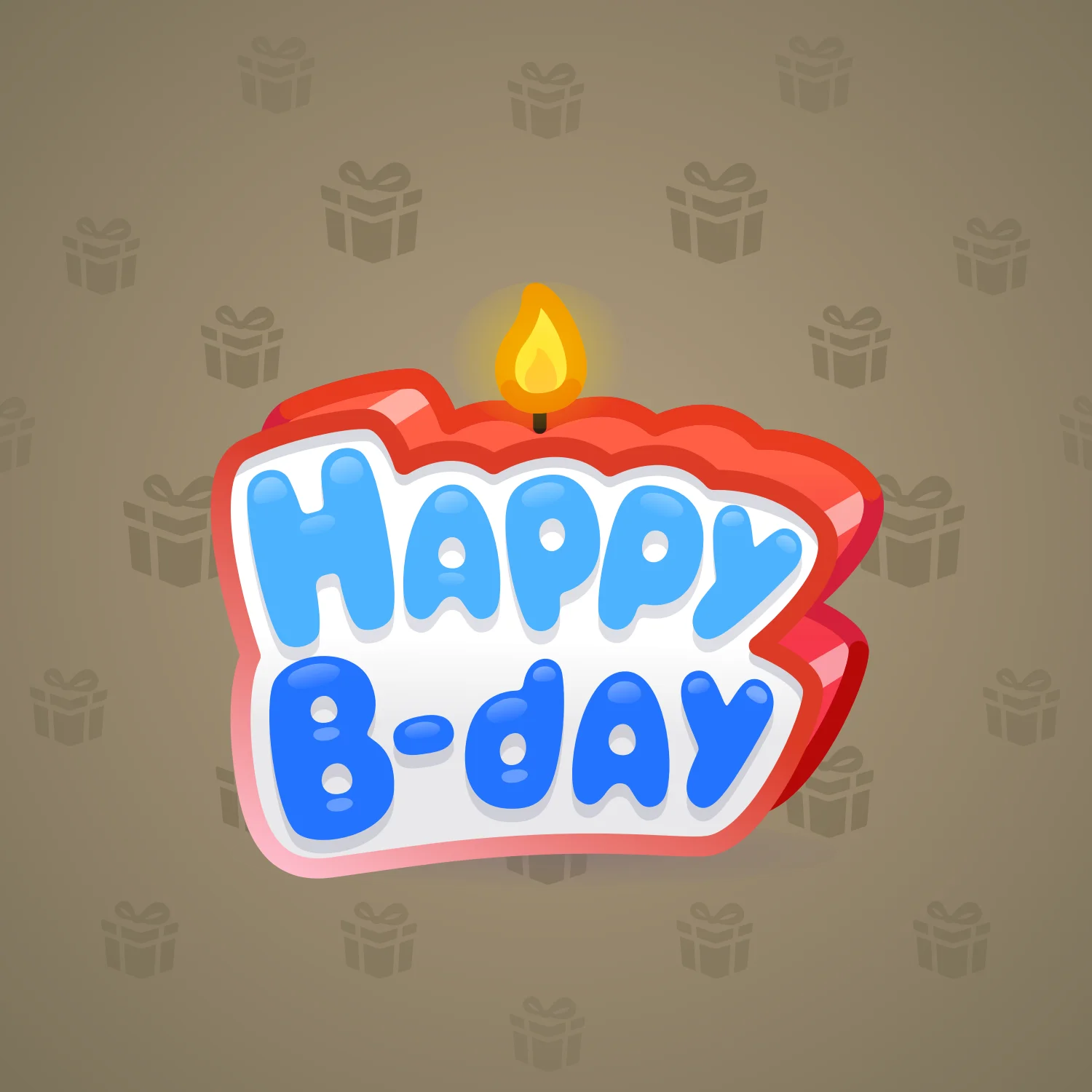 B-Day Candle
