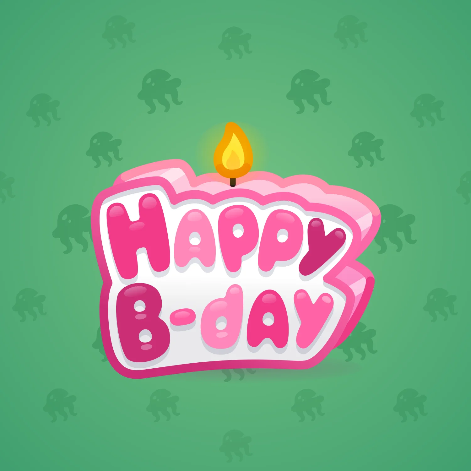B-Day Candle