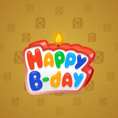B-Day Candle #120559