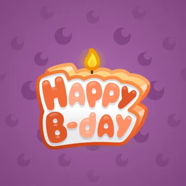 B-Day Candle #120999