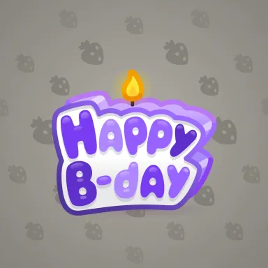 B-Day Candle #121050