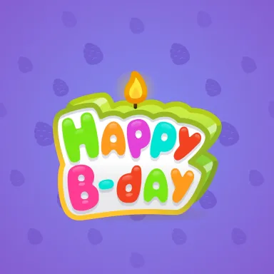 B-Day Candle #121263