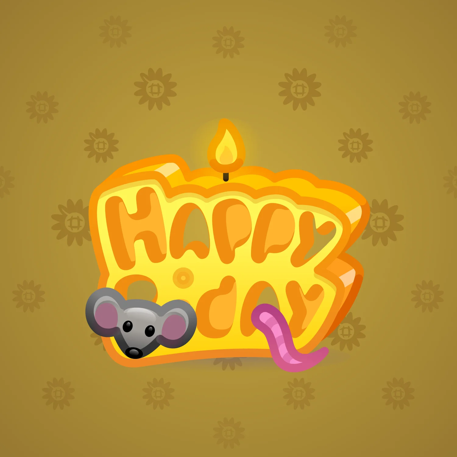 B-Day Candle