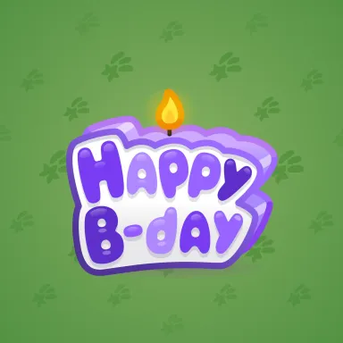 B-Day Candle #122021