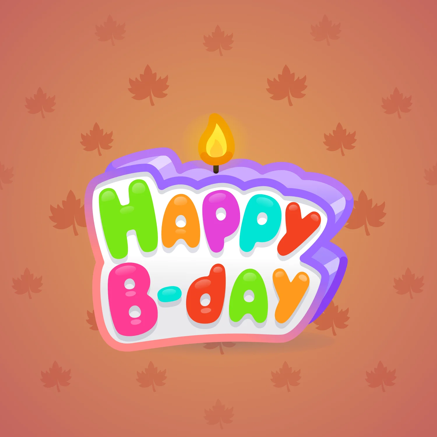 B-Day Candle