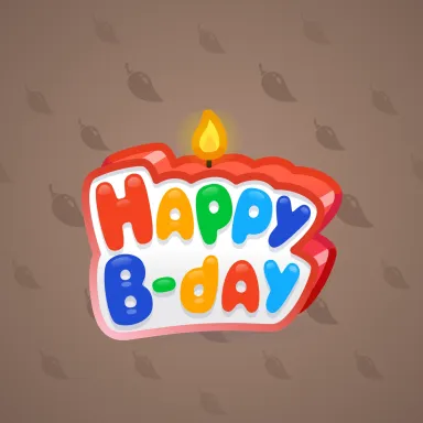 B-Day Candle