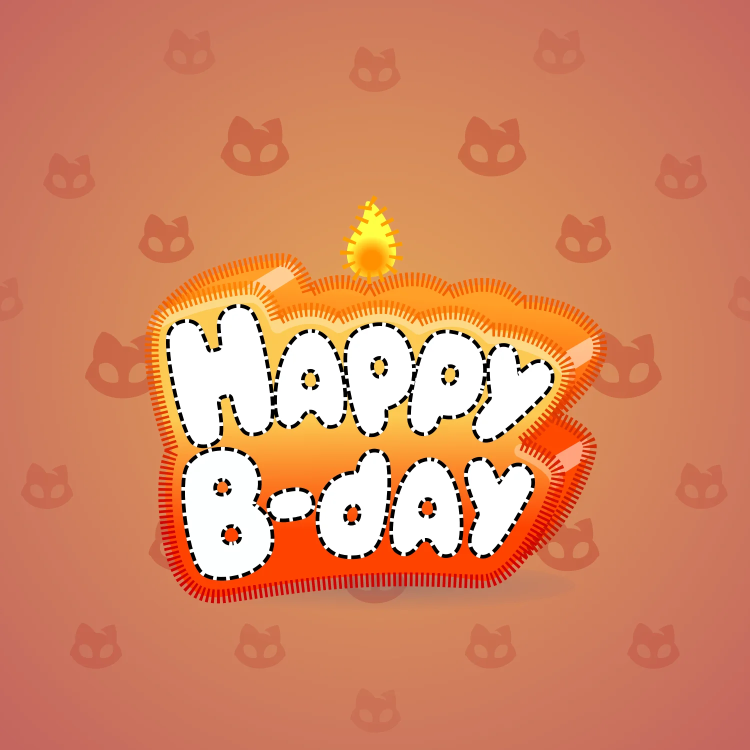 B-Day Candle