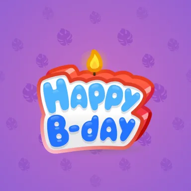 B-Day Candle
