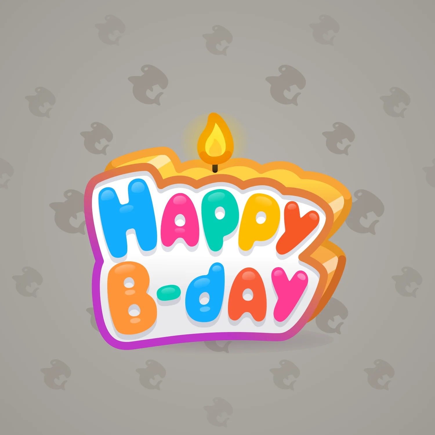 B-Day Candle #127944