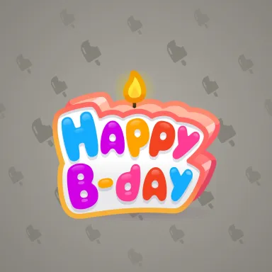 B-Day Candle #129499