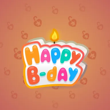 B-Day Candle #129500