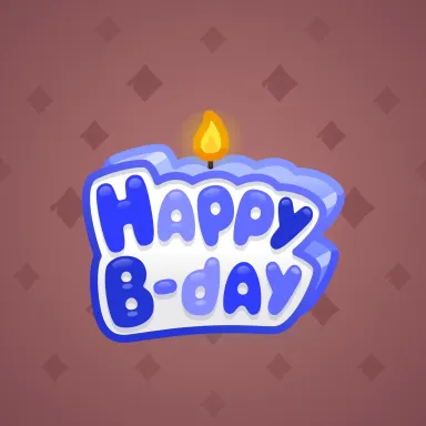 B-Day Candle