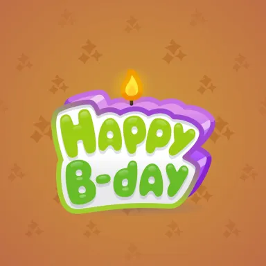 B-Day Candle #130180