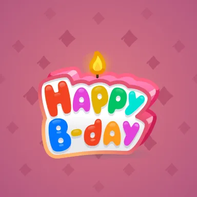 B-Day Candle #131429