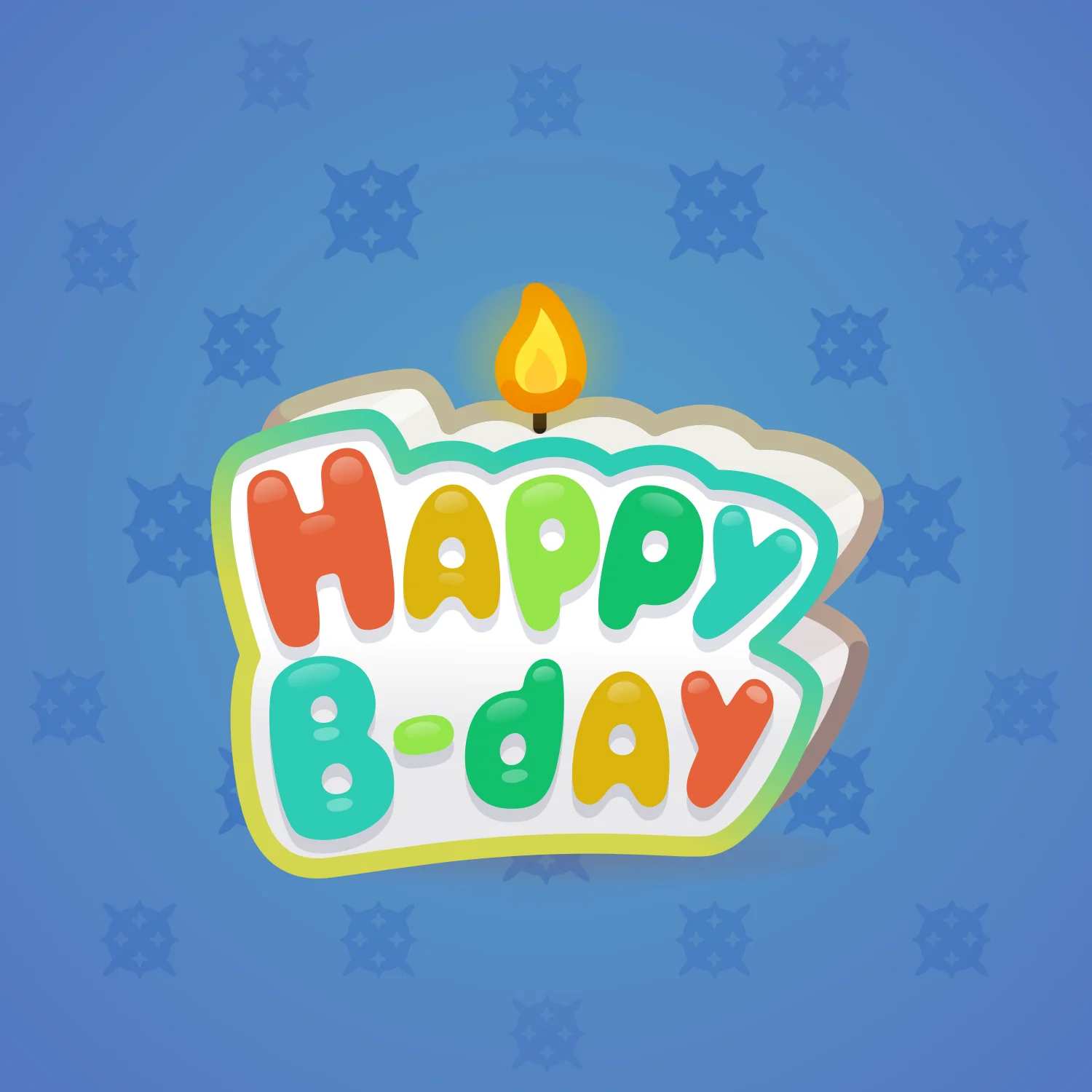 B-Day Candle