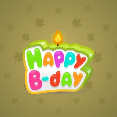 B-Day Candle #131840