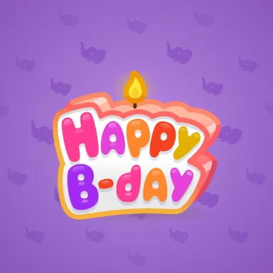 B-Day Candle #135081