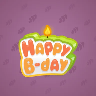 B-Day Candle #135490