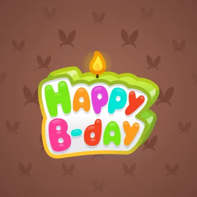 B-Day Candle #13581