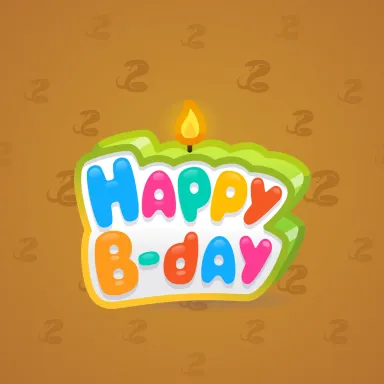 B-Day Candle #136300