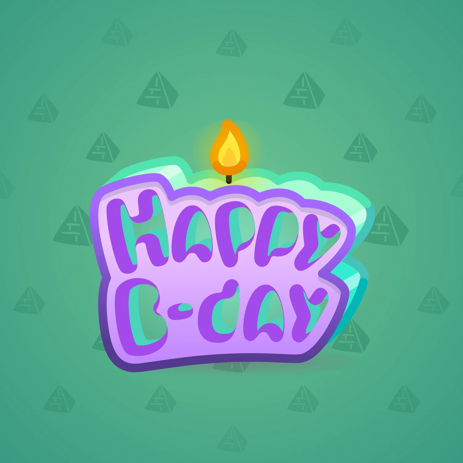 B-Day Candle