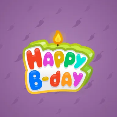 B-Day Candle #137882