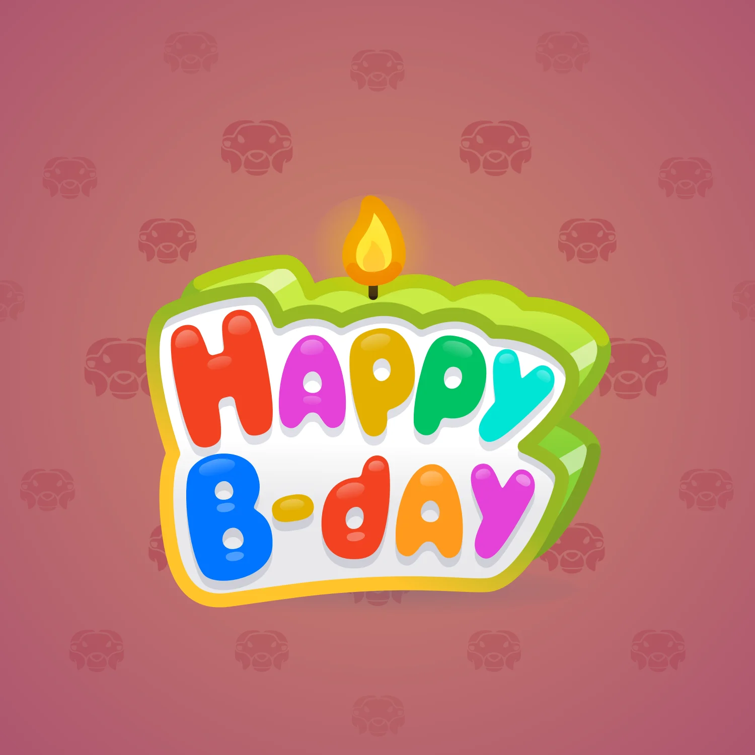 B-Day Candle #137911