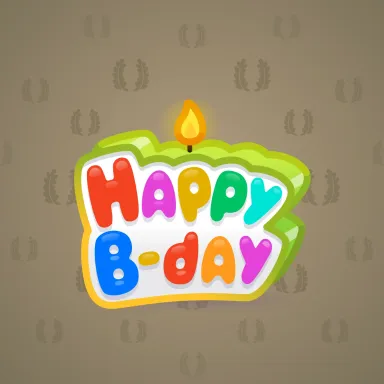 B-Day Candle #138243