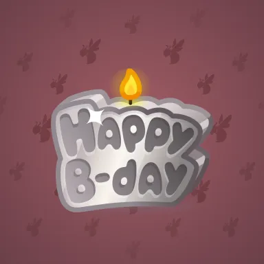 B-Day Candle