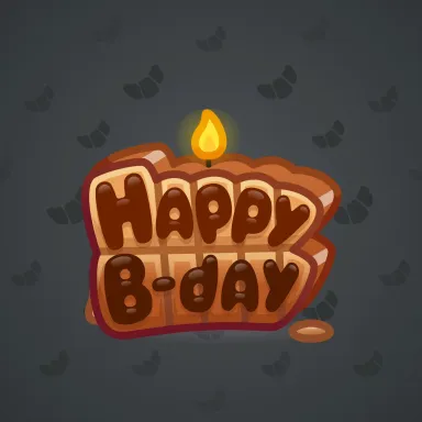 B-Day Candle