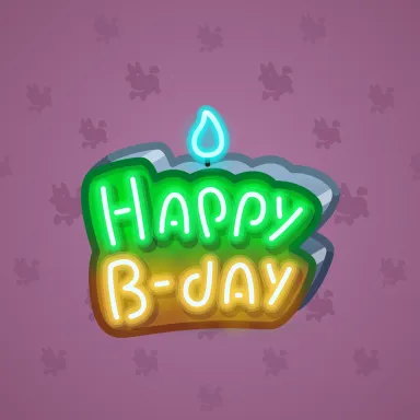 B-Day Candle